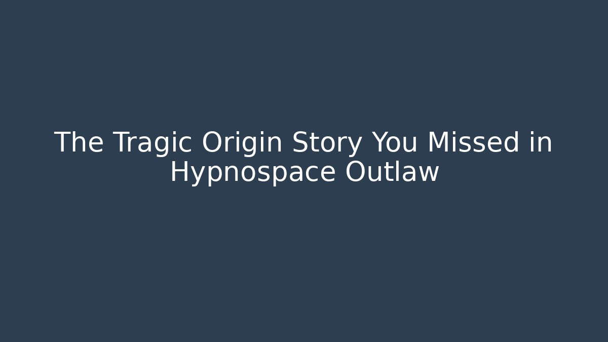 The Tragic Origin Story You Missed in Hypnospace Outlaw