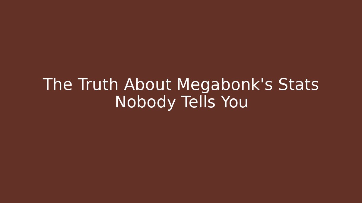 The Truth About Megabonk's Stats Nobody Tells You