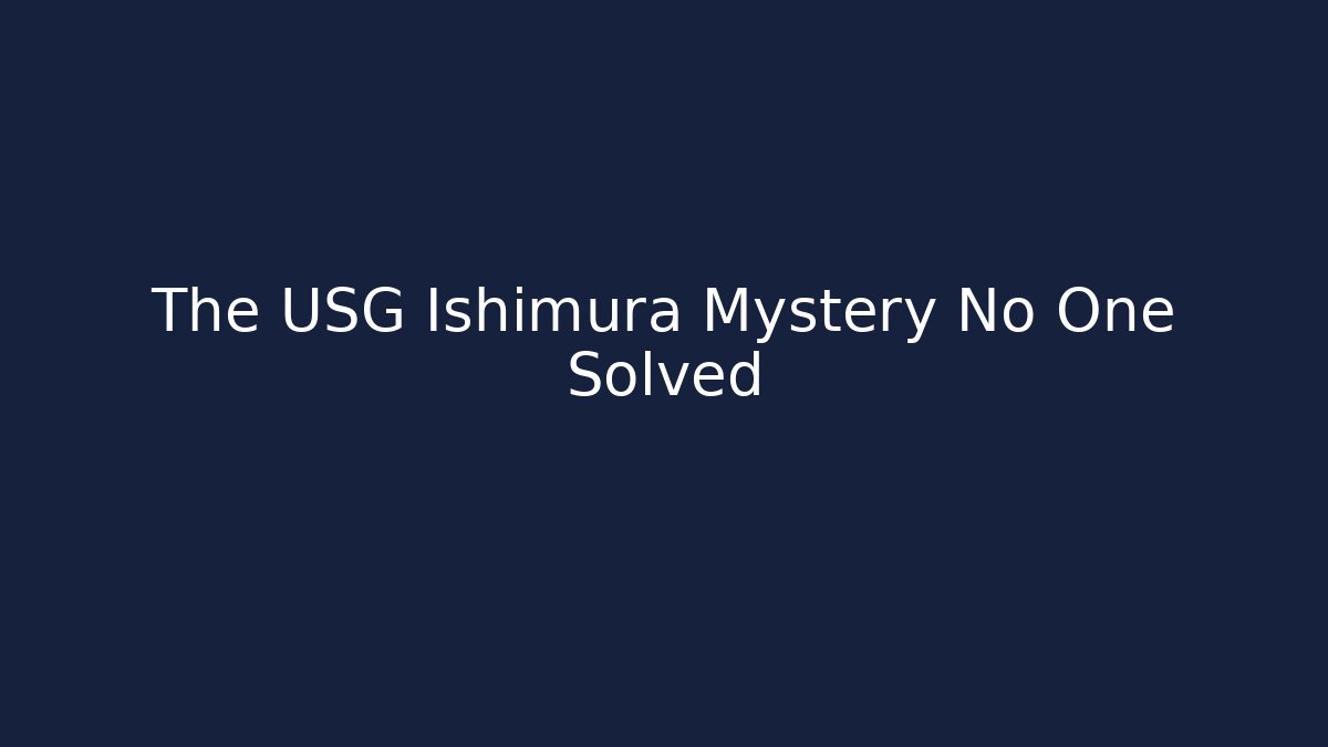 The USG Ishimura Mystery No One Solved