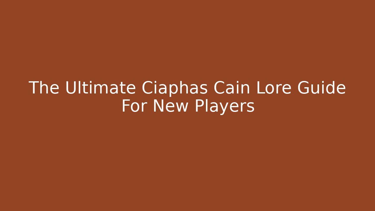 The Ultimate Ciaphas Cain Lore Guide For New Players - Critter Realm