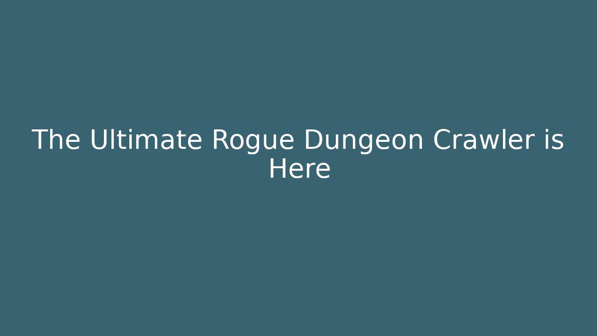 The Ultimate Rogue Dungeon Crawler is Here - Critter Realm