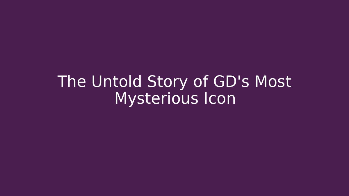 The Untold Story of GD's Most Mysterious Icon