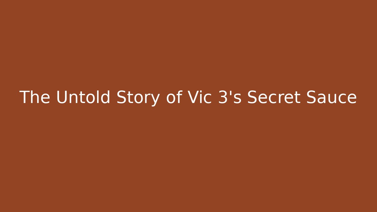 The Untold Story of Vic 3's Secret Sauce