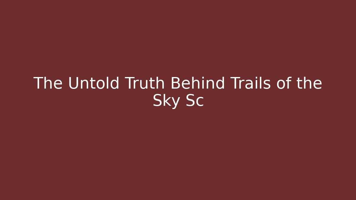 The Untold Truth Behind Trails of the Sky Sc