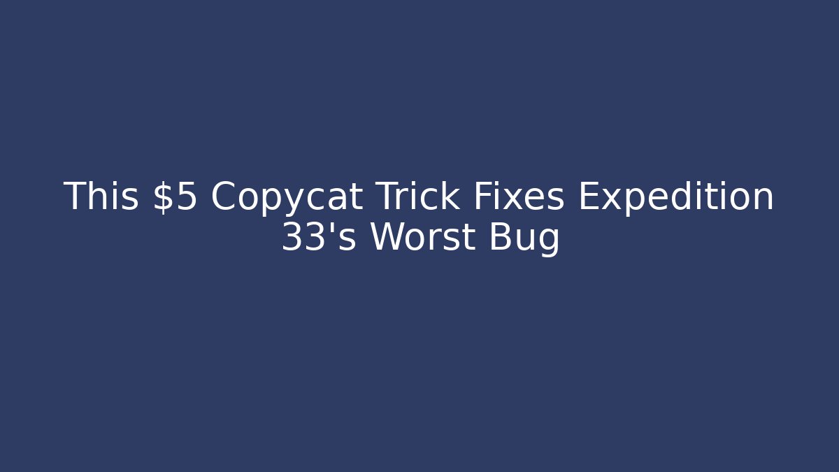 This $5 Copycat Trick Fixes Expedition 33's Worst Bug - Critter Realm