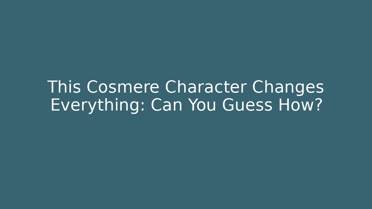 This Cosmere Character Changes Everything: Can You Guess How? - Critter Realm