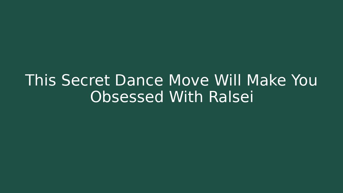 This Secret Dance Move Will Make You Obsessed With Ralsei - Critter Realm