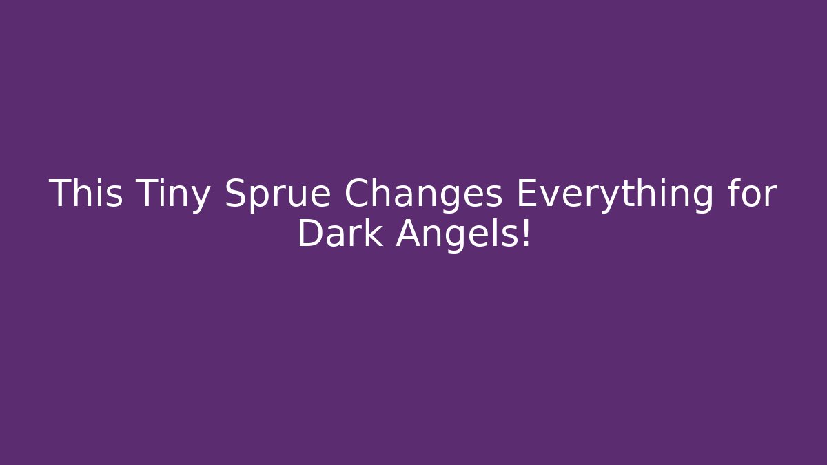 This Tiny Sprue Changes Everything for Dark Angels!