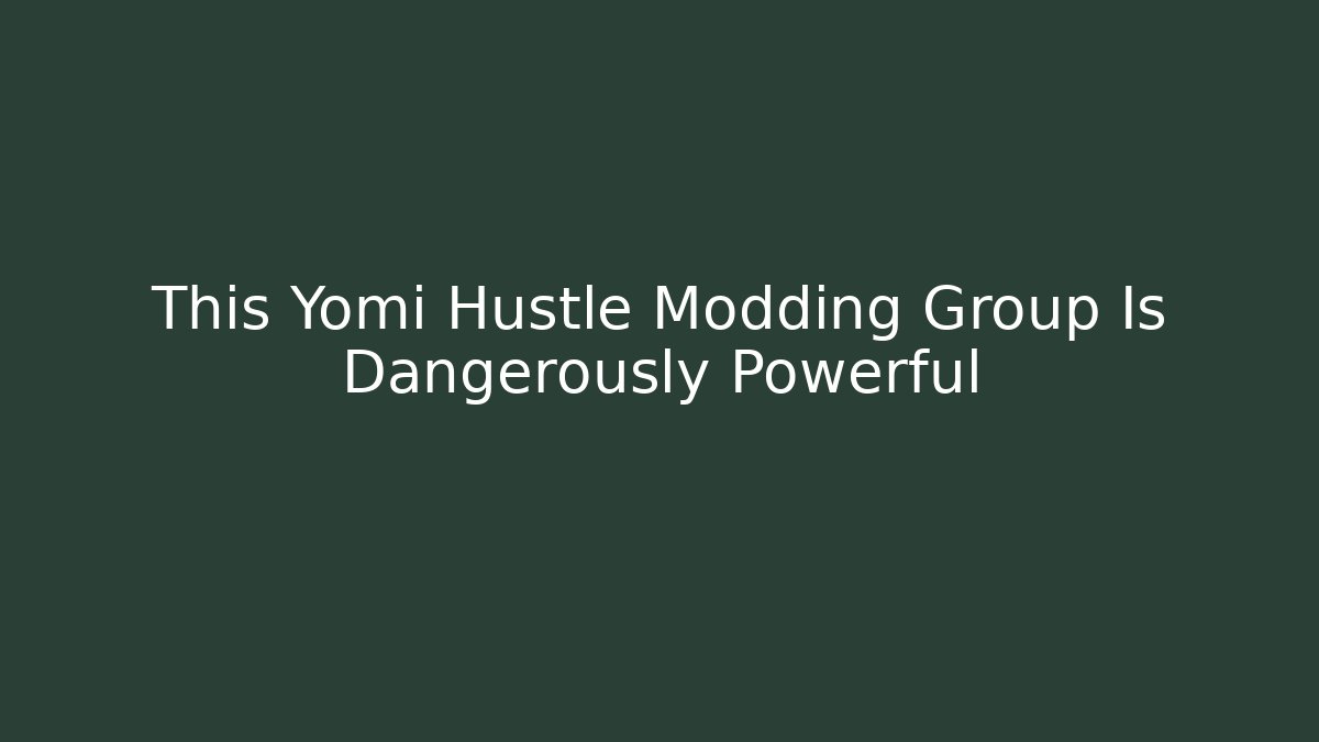 This Yomi Hustle Modding Group Is Dangerously Powerful - Critter Realm