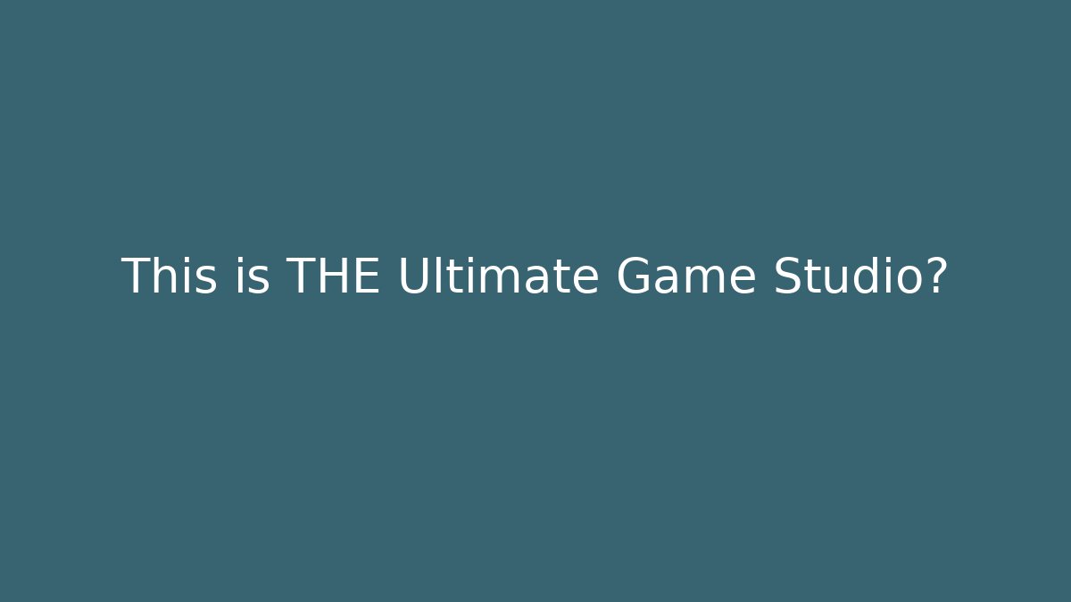 This is THE Ultimate Game Studio? - Critter Realm