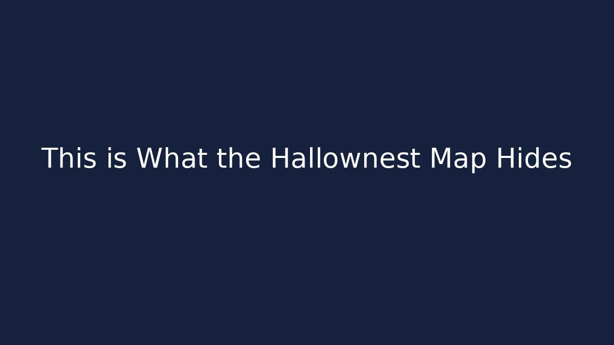 This is What the Hallownest Map Hides