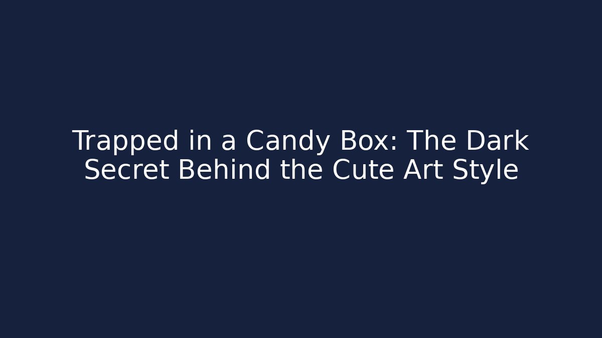 Trapped in a Candy Box: The Dark Secret Behind the Cute Art Style