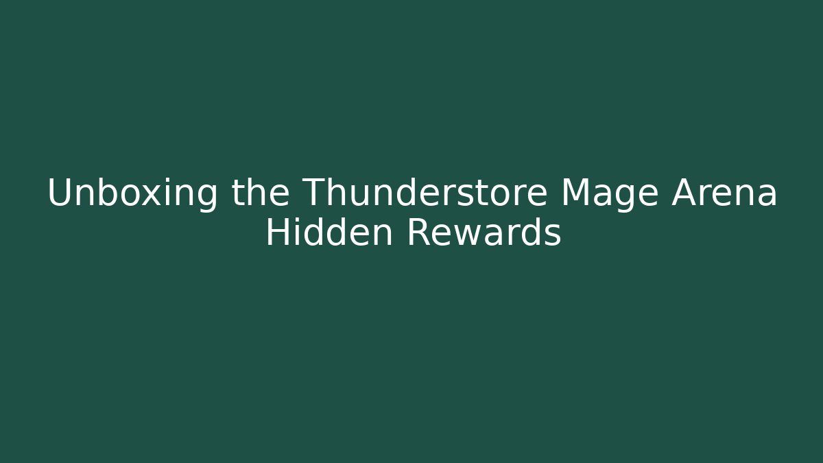 Unboxing the Thunderstore Mage Arena Hidden Rewards