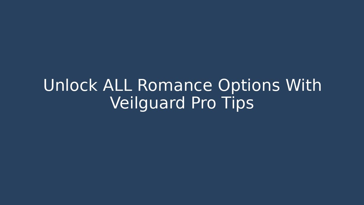Unlock ALL Romance Options With Veilguard Pro Tips