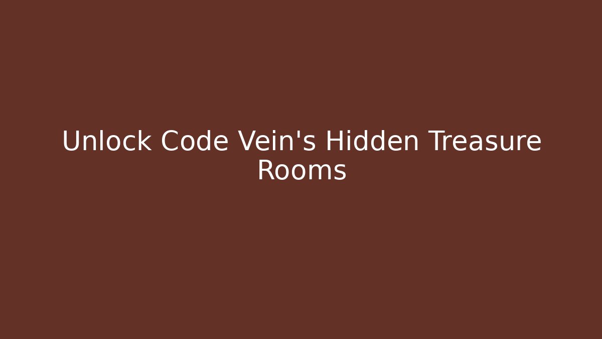 Unlock Code Vein's Hidden Treasure Rooms
