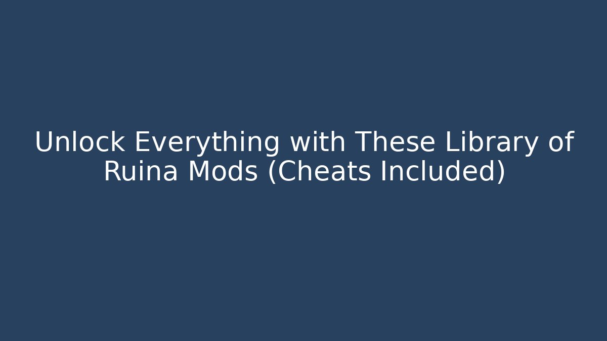 Unlock Everything with These Library of Ruina Mods (Cheats Included)