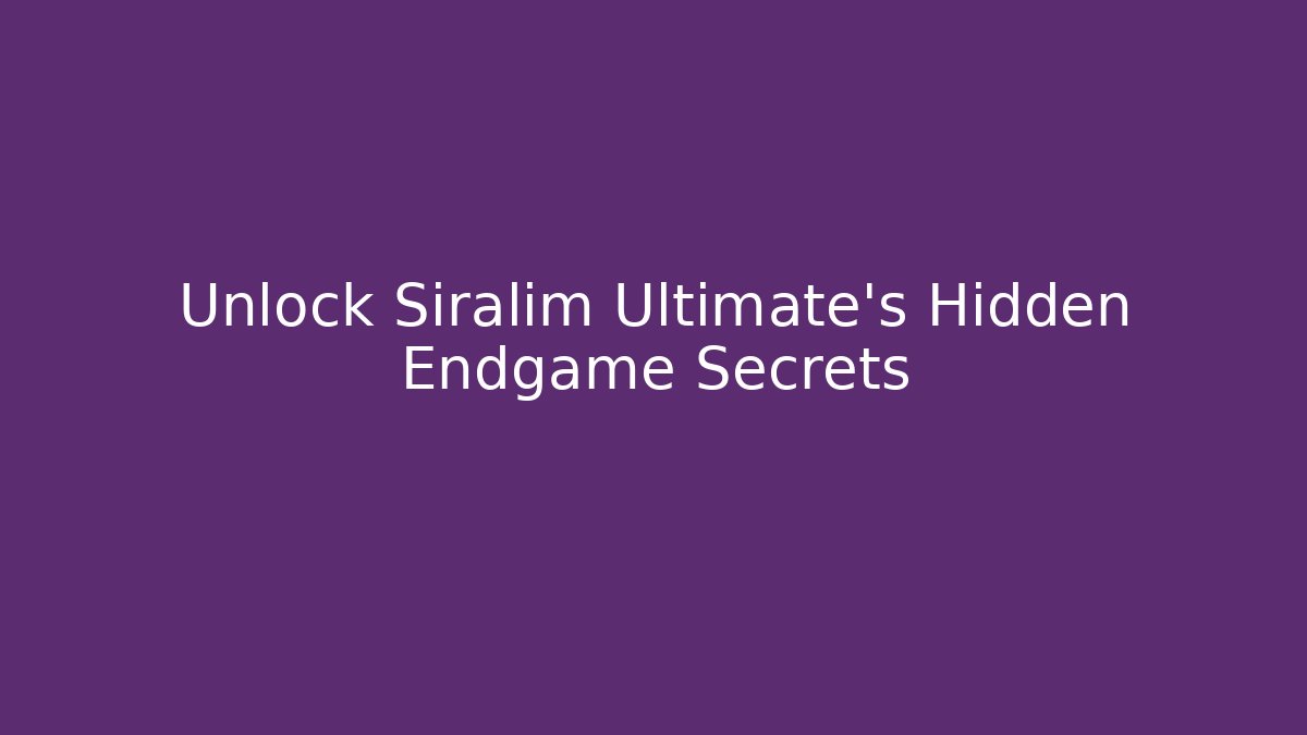 Unlock Siralim Ultimate's Hidden Endgame Secrets - Critter Realm