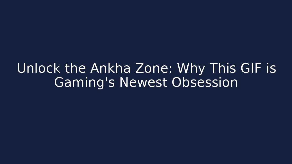 Unlock the Ankha Zone: Why This GIF is Gaming's Newest Obsession