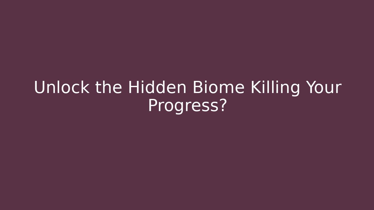 Unlock the Hidden Biome Killing Your Progress? - Critter Realm