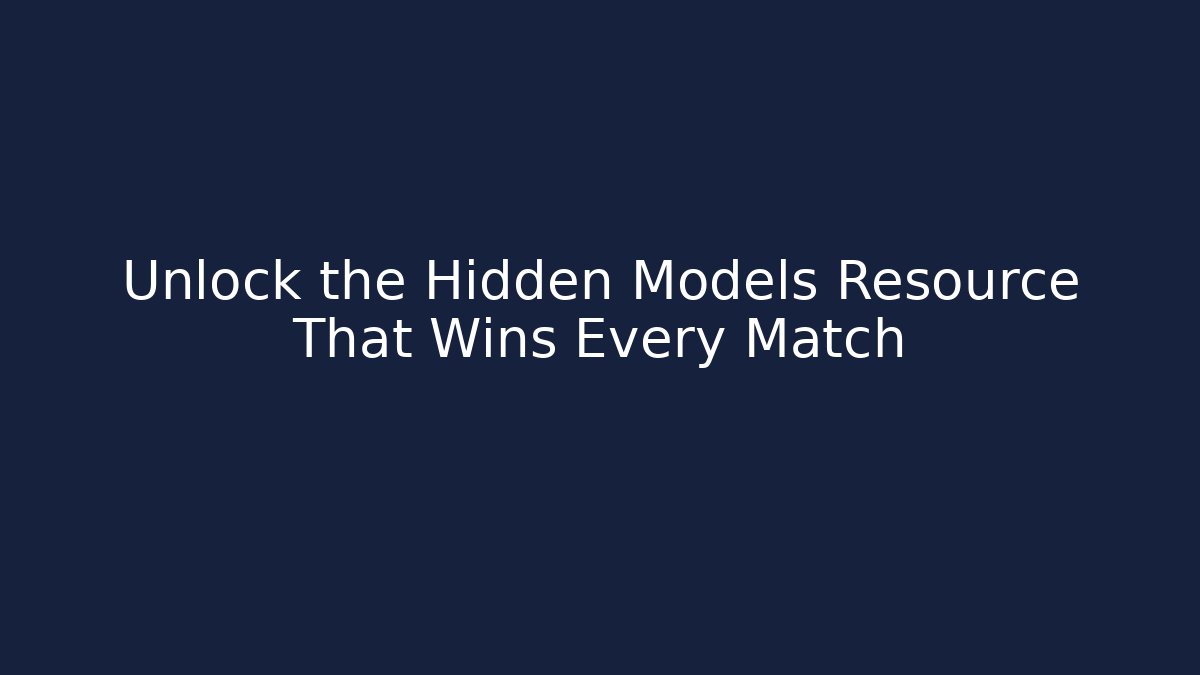 Unlock the Hidden Models Resource That Wins Every Match - Critter Realm