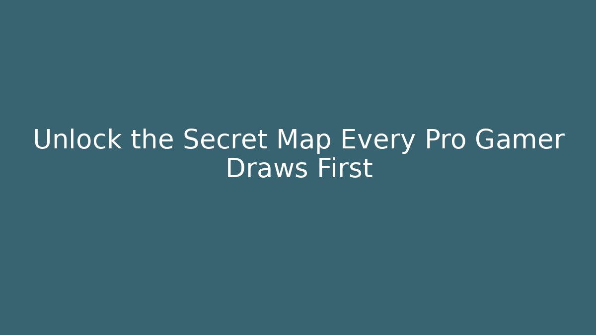 Unlock the Secret Map Every Pro Gamer Draws First - Critter Realm