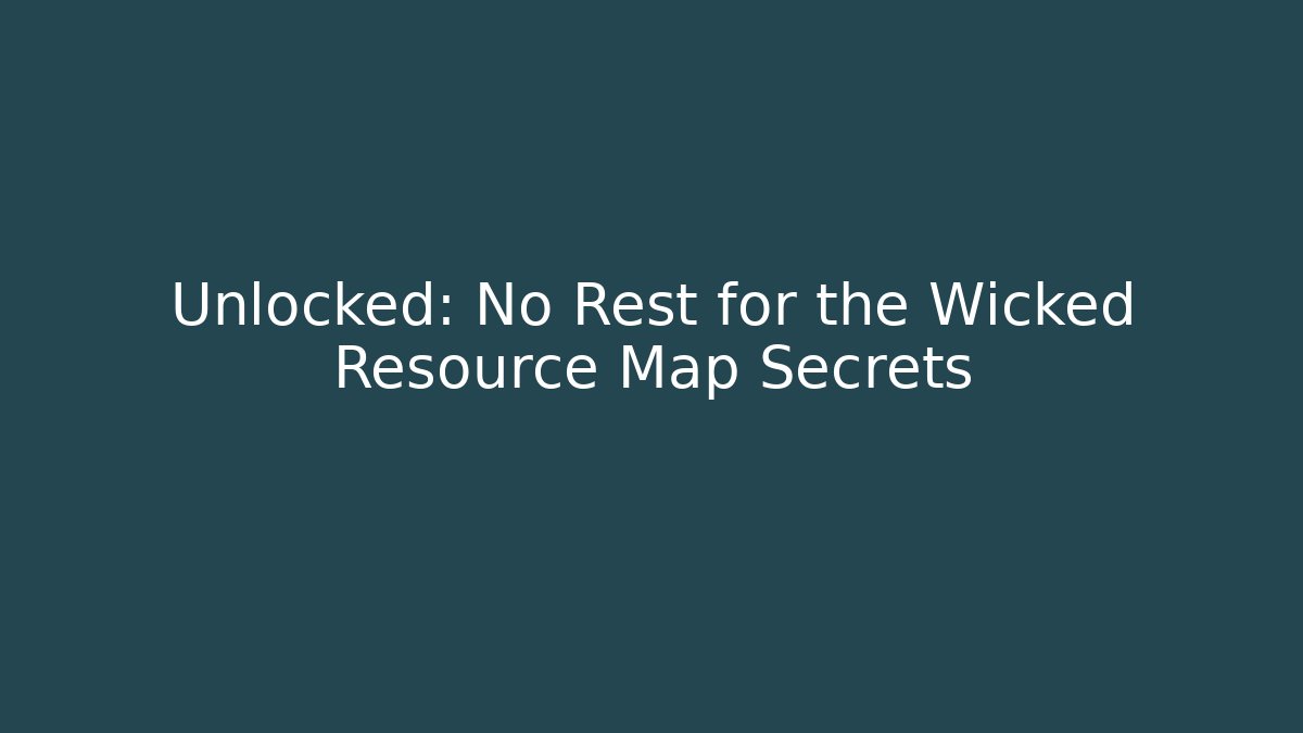 Unlocked: No Rest for the Wicked Resource Map Secrets