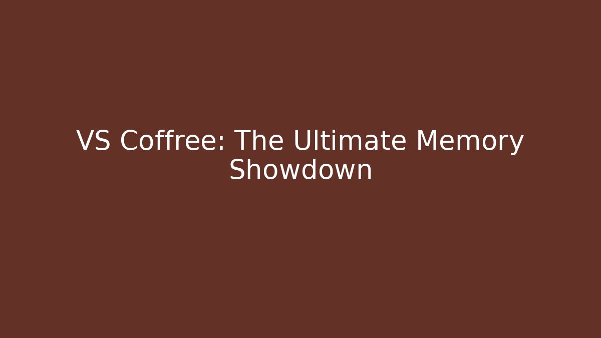 VS Coffree: The Ultimate Memory Showdown
