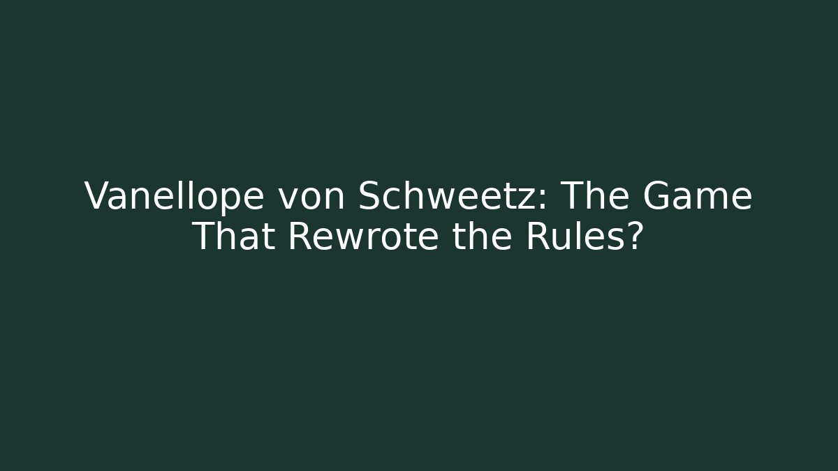 Vanellope von Schweetz: The Game That Rewrote the Rules?