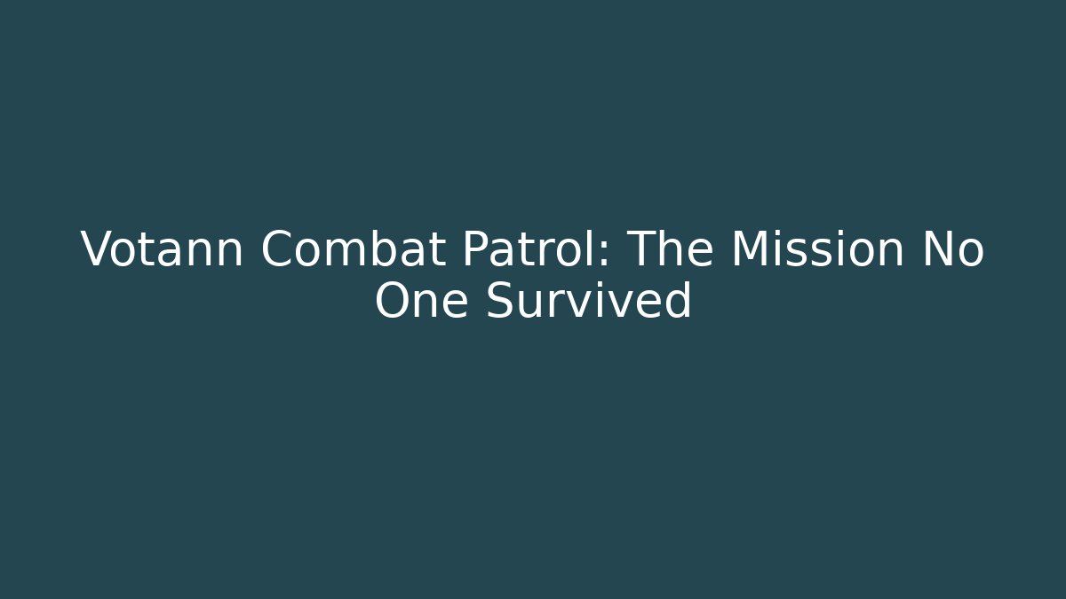 Votann Combat Patrol: The Mission No One Survived