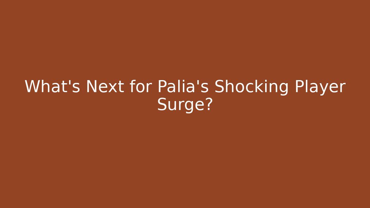 What's Next for Palia's Shocking Player Surge?