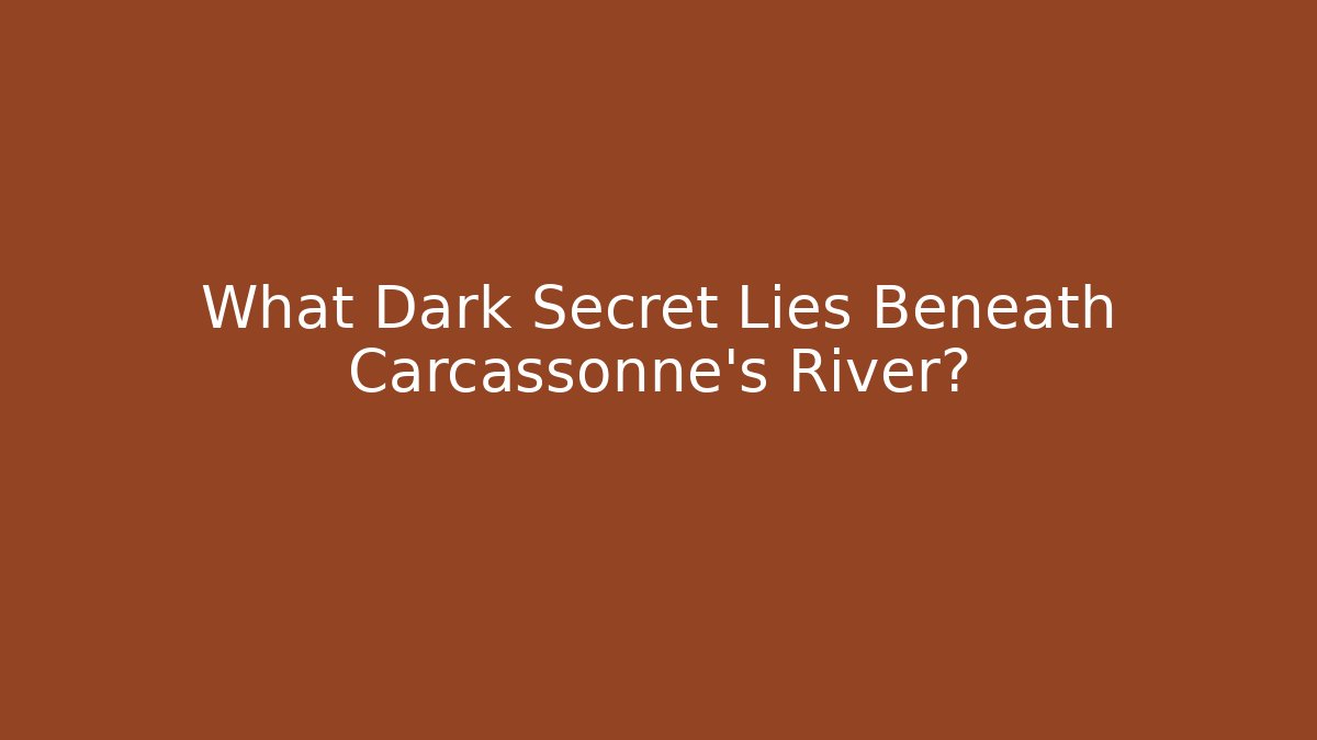 What Dark Secret Lies Beneath Carcassonne's River?