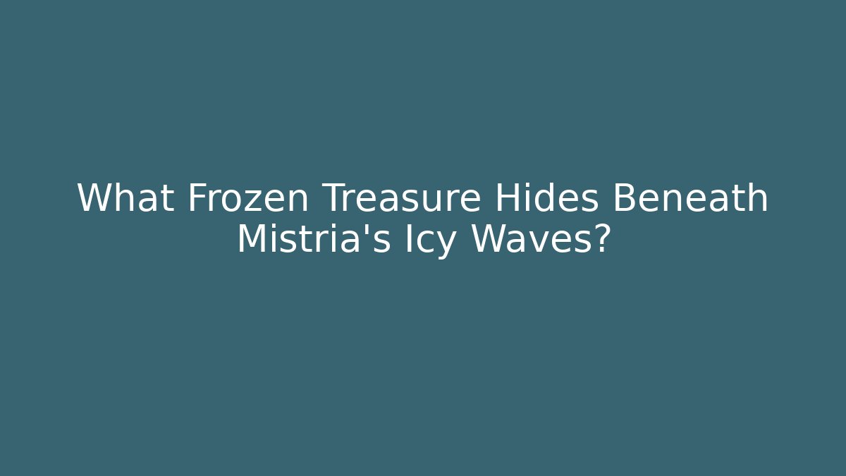 What Frozen Treasure Hides Beneath Mistria's Icy Waves?