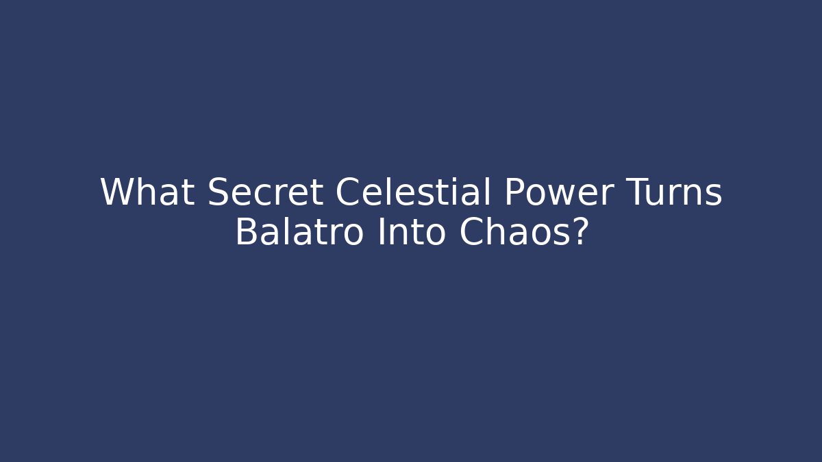 What Secret Celestial Power Turns Balatro Into Chaos? - Critter Realm