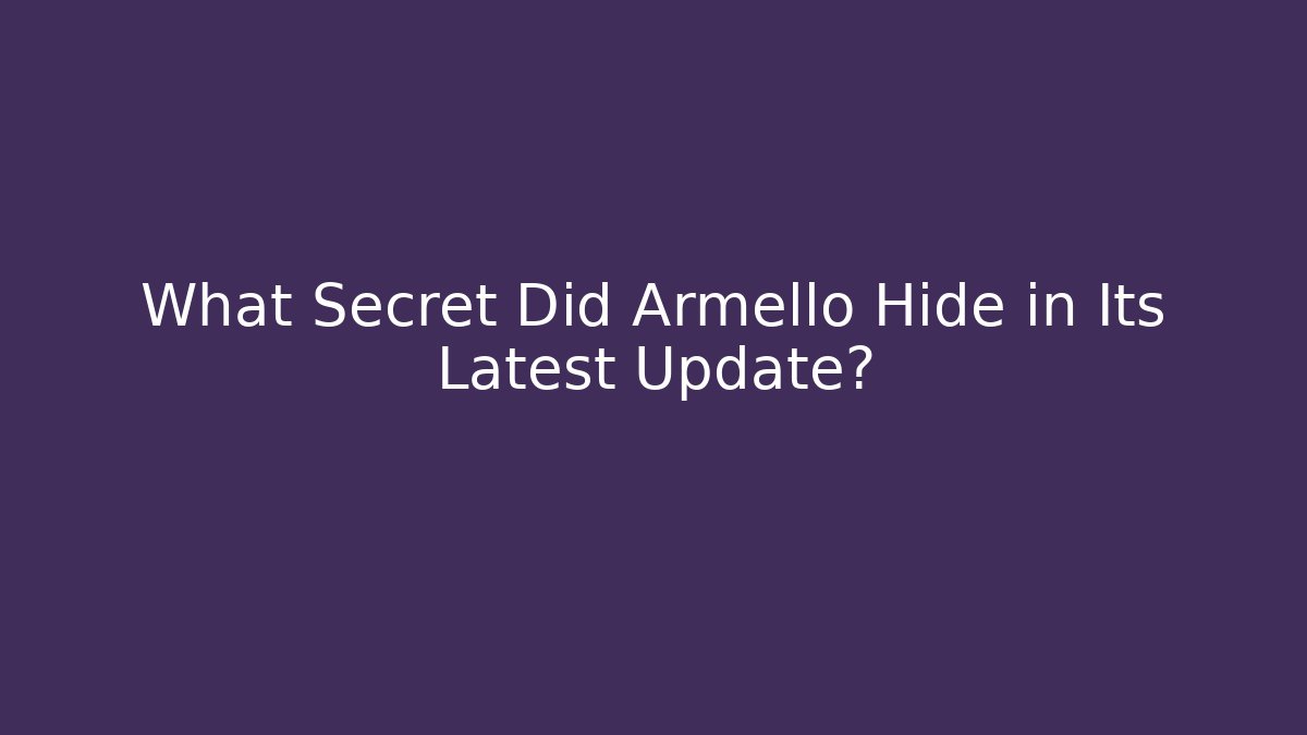What Secret Did Armello Hide in Its Latest Update?