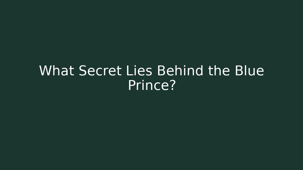 What Secret Lies Behind the Blue Prince?