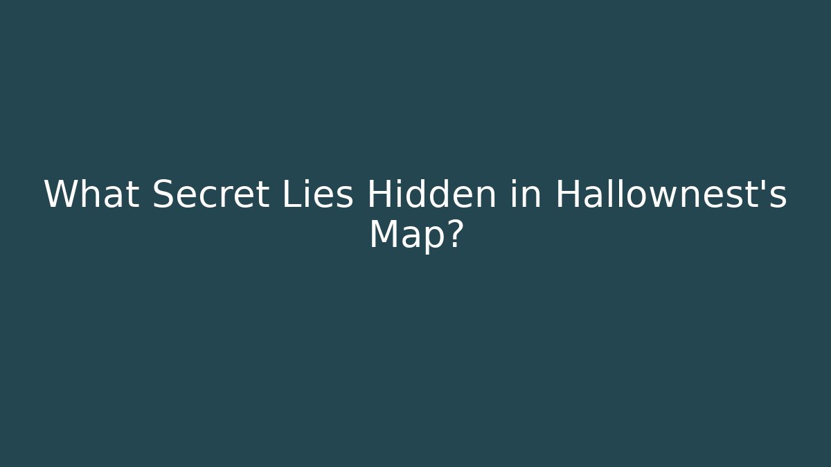 What Secret Lies Hidden in Hallownest's Map? - Critter Realm