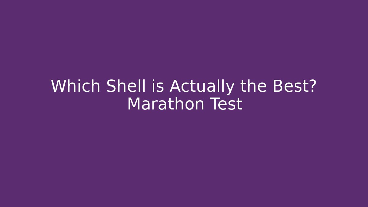 Which Shell is Actually the Best? Marathon Test - Critter Realm