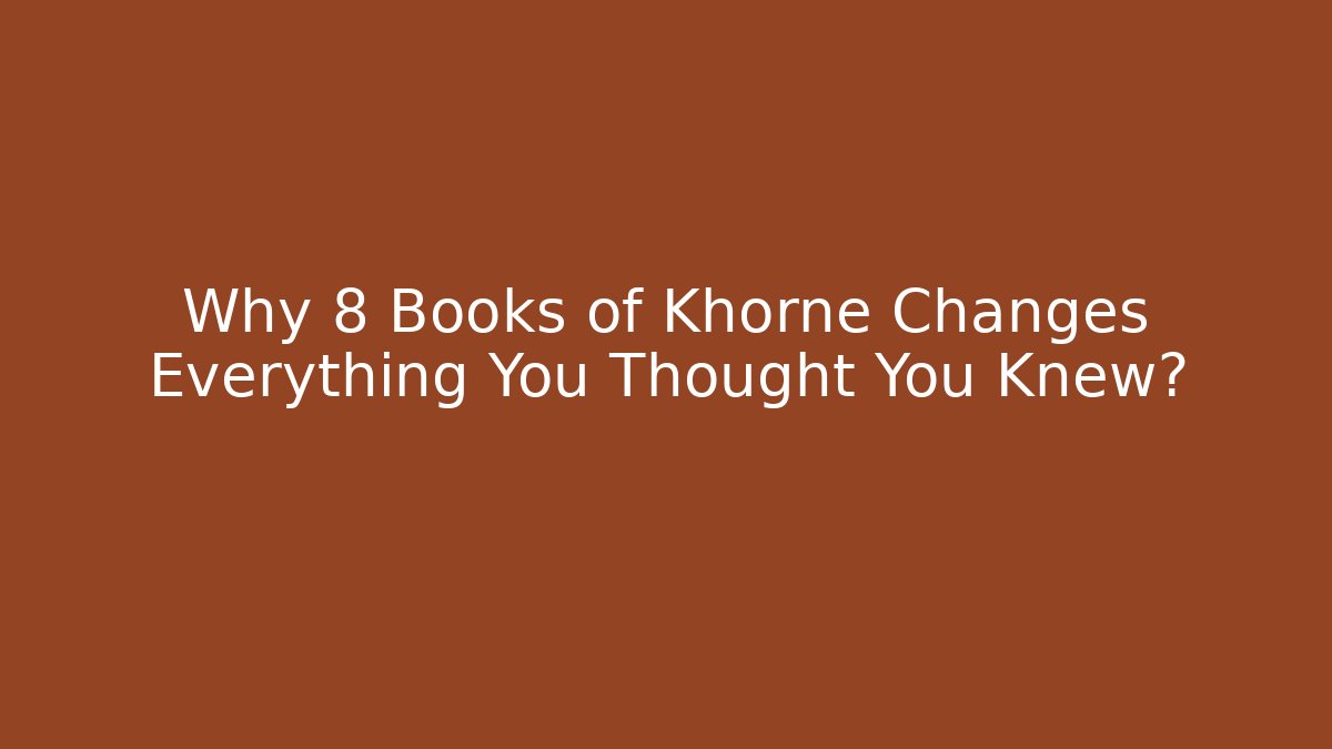 Why 8 Books of Khorne Changes Everything You Thought You Knew? - Critter Realm