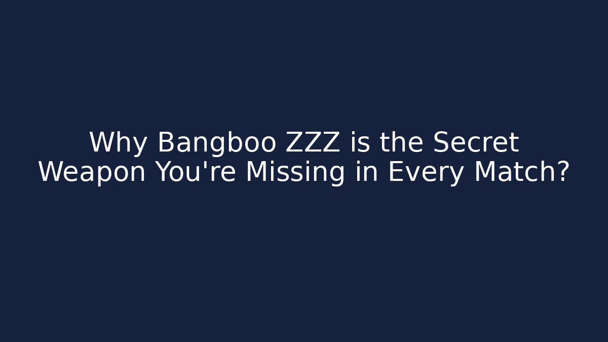 Why Bangboo ZZZ is the Secret Weapon You’re Missing in Every Match? - Critter Realm