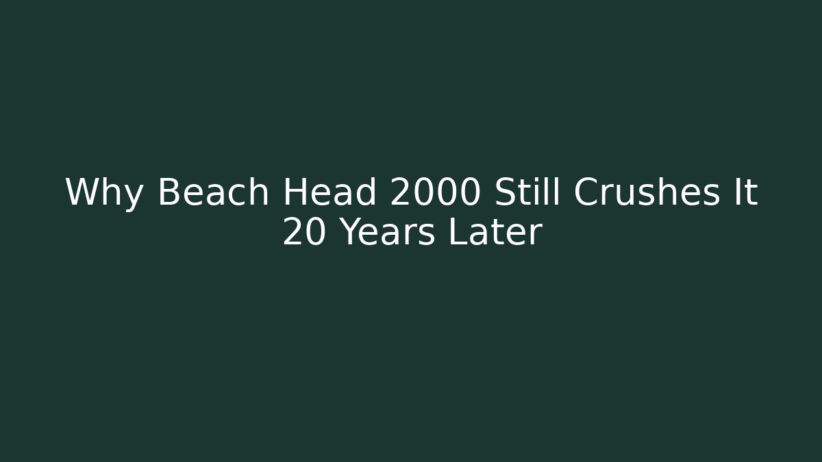 Why Beach Head 2000 Still Crushes It 20 Years Later