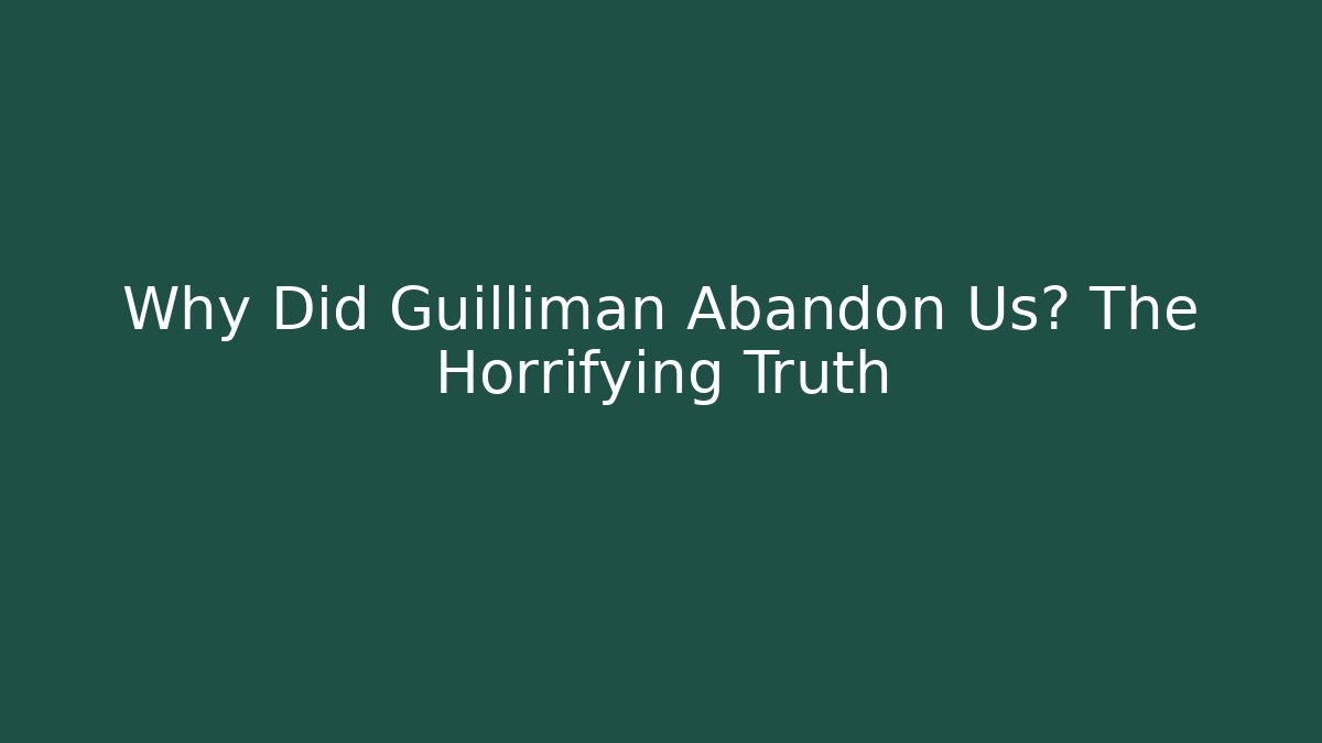 Why Did Guilliman Abandon Us? The Horrifying Truth