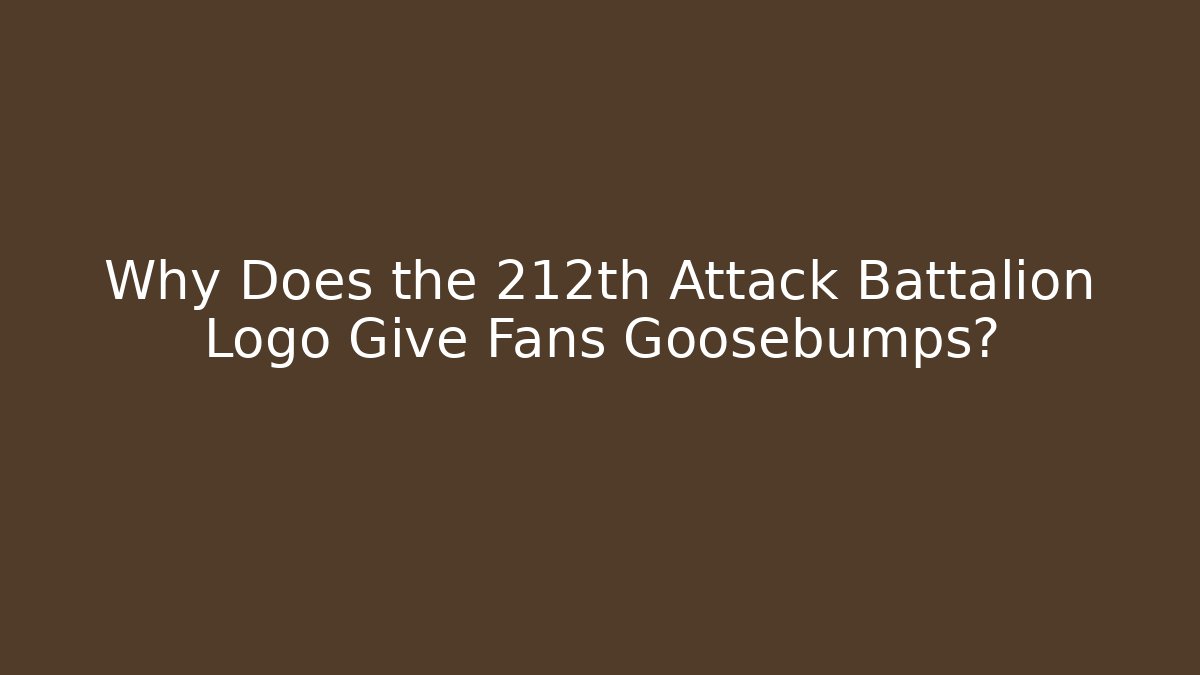 Why Does the 212th Attack Battalion Logo Give Fans Goosebumps?