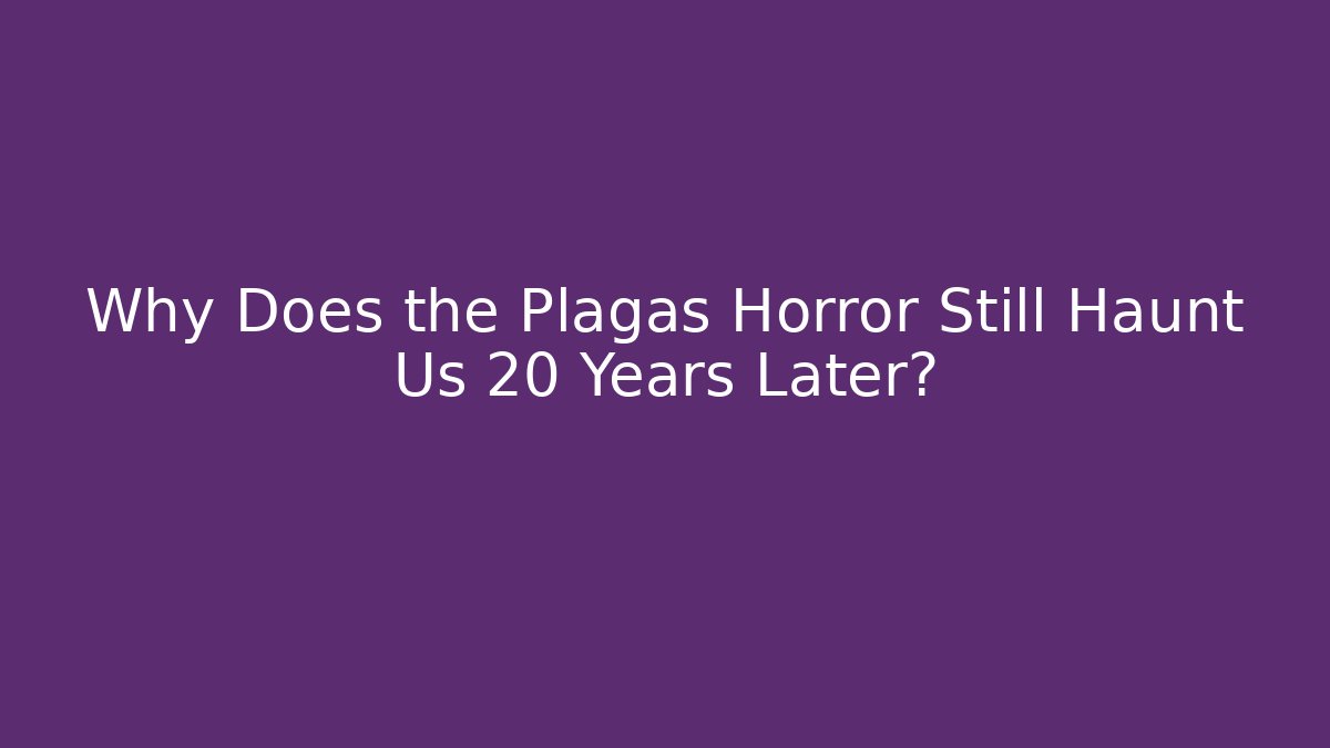 Why Does the Plagas Horror Still Haunt Us 20 Years Later?