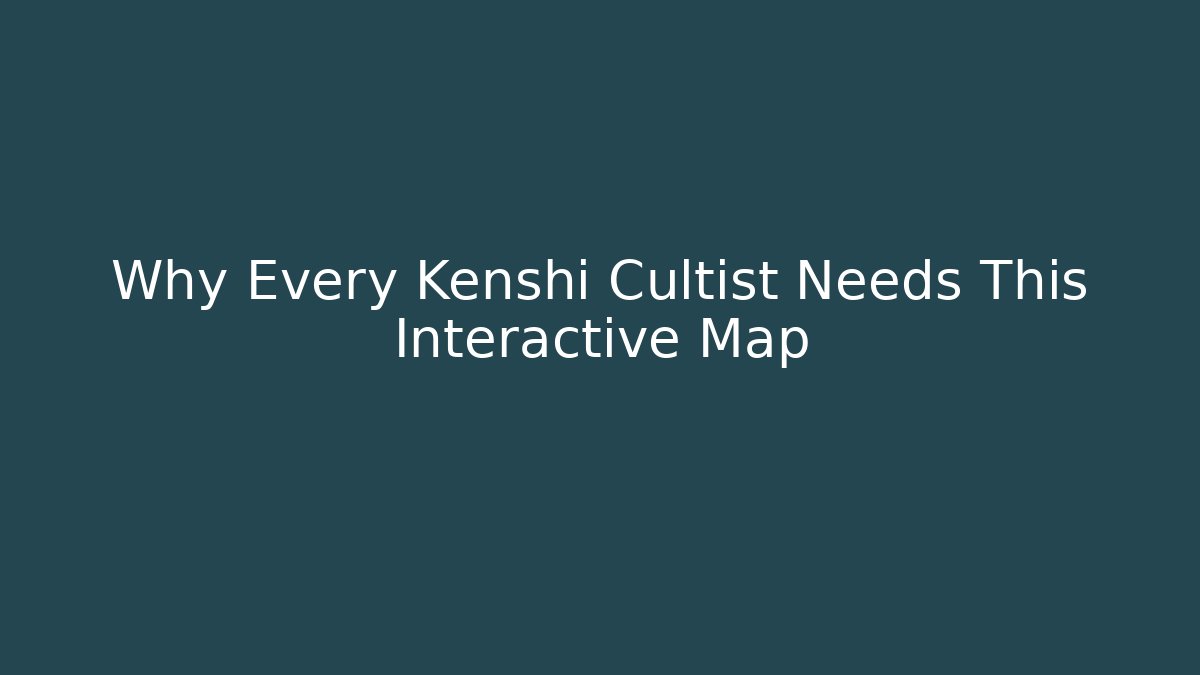 Why Every Kenshi Cultist Needs This Interactive Map