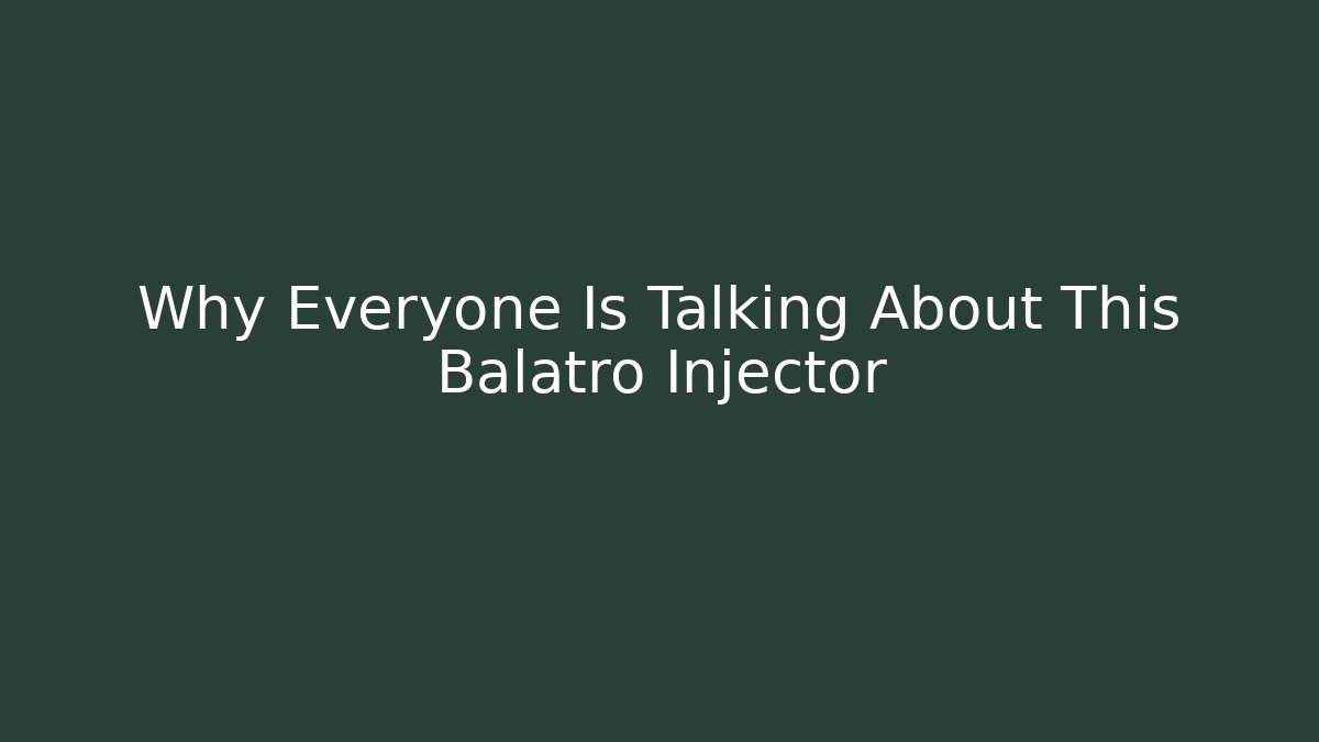 Why Everyone Is Talking About This Balatro Injector