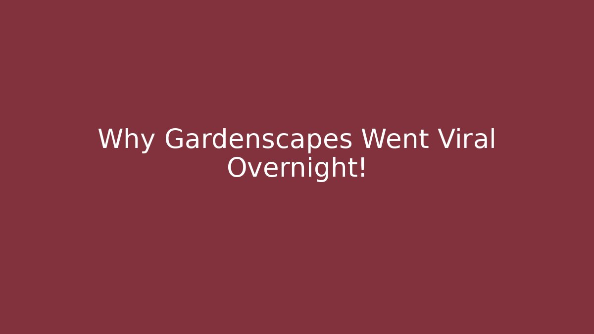Why Gardenscapes Went Viral Overnight!