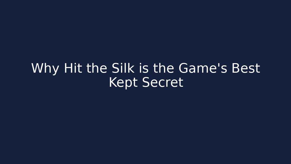 Why Hit the Silk is the Game's Best Kept Secret