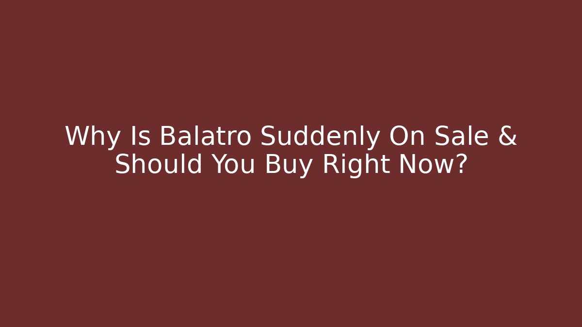 Why Is Balatro Suddenly On Sale & Should You Buy Right Now?