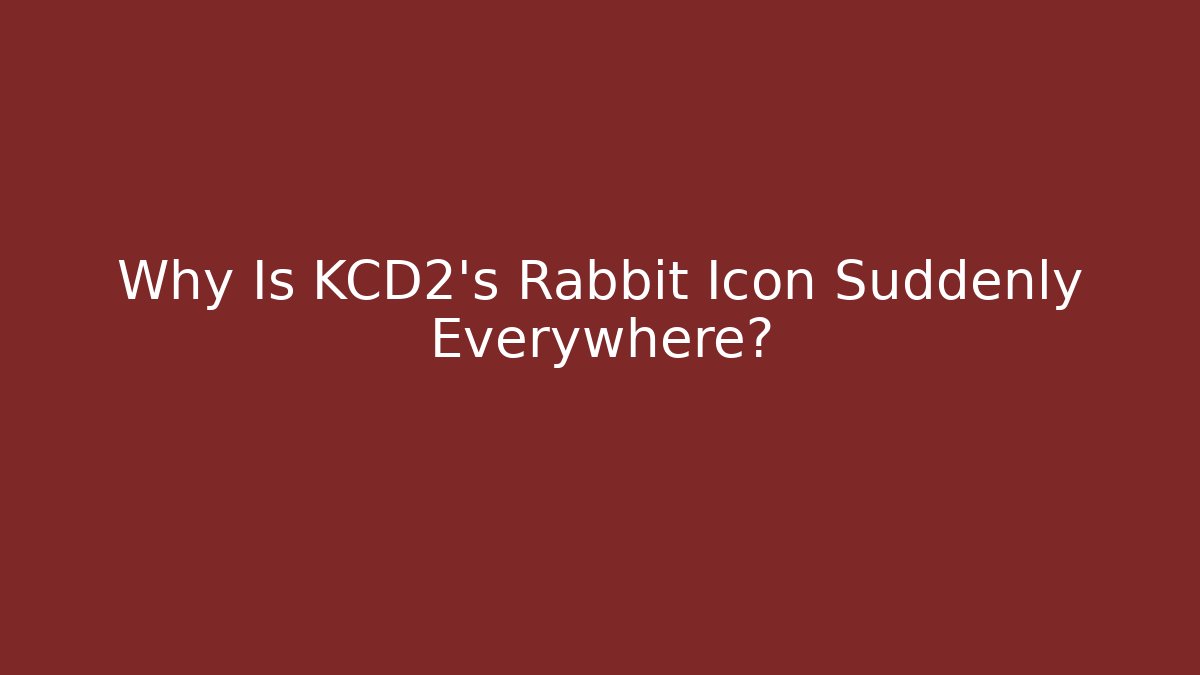 Why Is KCD2's Rabbit Icon Suddenly Everywhere?