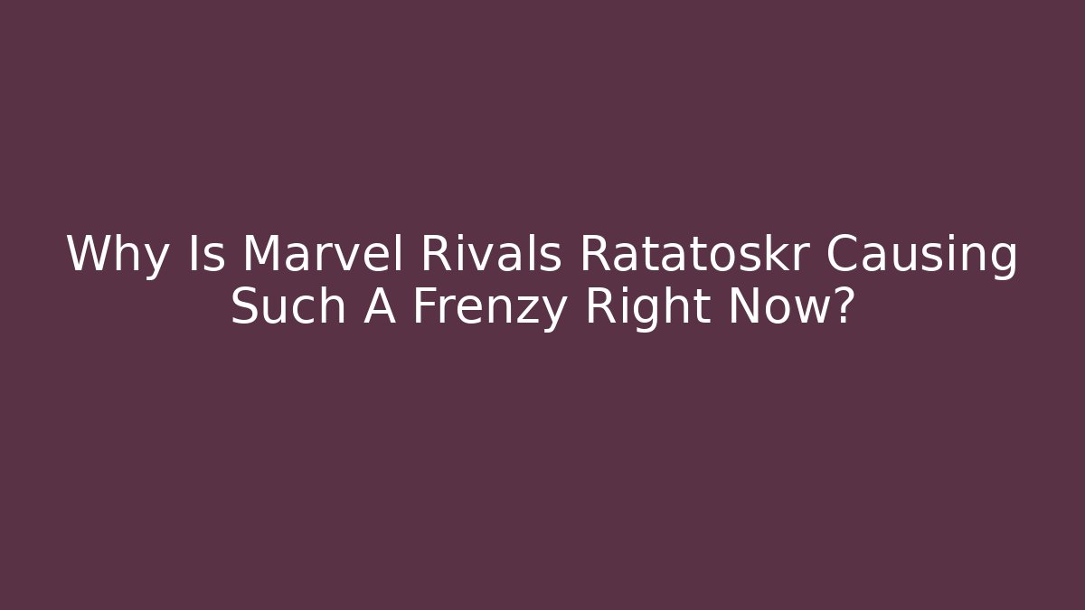 Why Is Marvel Rivals Ratatoskr Causing Such A Frenzy Right Now?